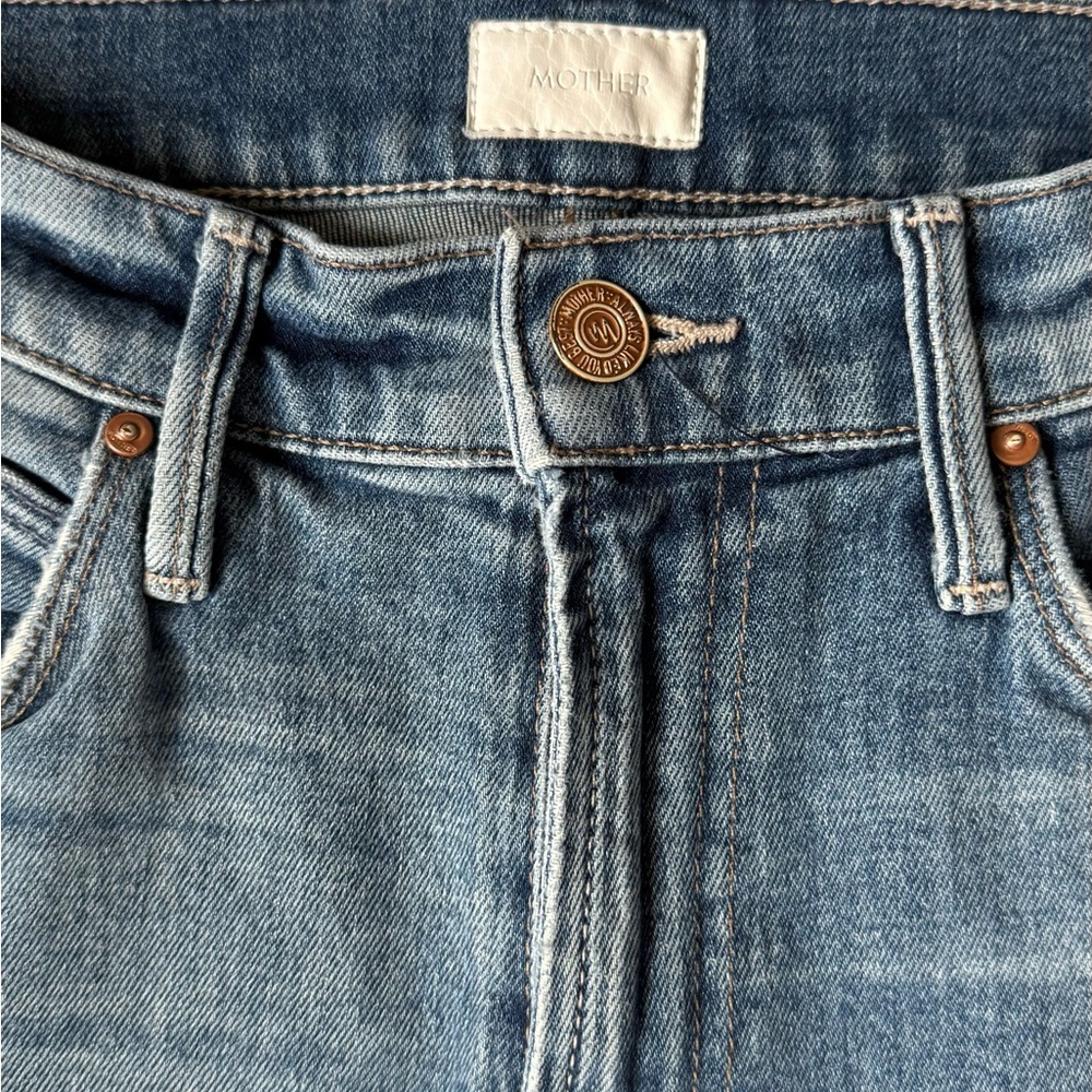 MOTHER Light Blue Denim Jeans